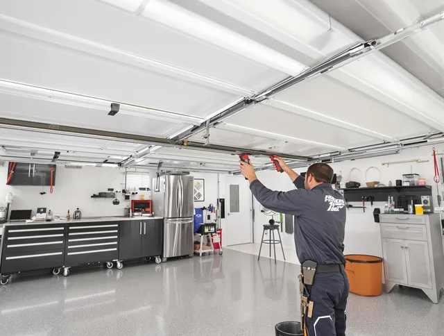 Overhead garage door repair service by East Haven Garage Door Repair in East Haven